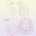 Nowoczesny design klatki łączący wygodę i kontrolę.
