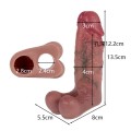 Silikonowa nakładka na penisa 13,5 cm.