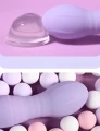 Silikonowy masażer łechtaczki o kompaktowej i ergonomicznej konstrukcji.