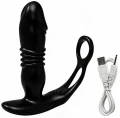 Zestaw z masażerem prostaty i przewodem do ładowania USB