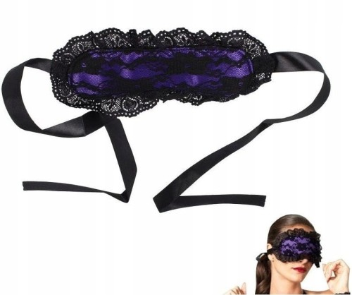 SEKSOWNA WIĄZANA MASKA ZAKRYWAJĄCA OCZY