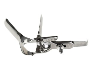 Stalowy wziernik ginekologiczny z hamulcem