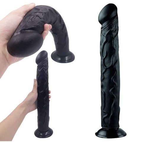 duży czarny penis na przyssawce