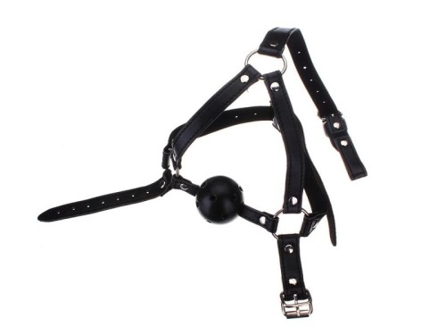 UPRZĄŻ Z PLASTIKOWYM KNEBLEM