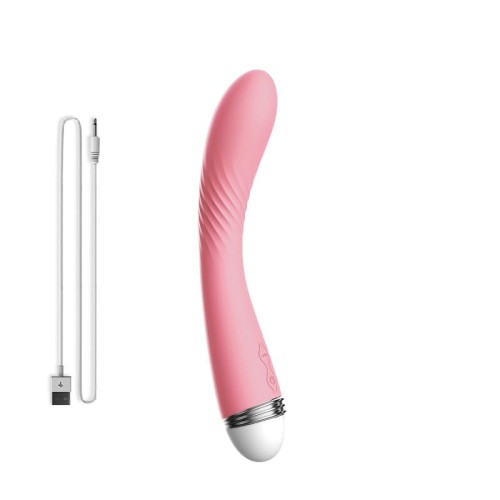 SILIKONOWY WIBRATOR ŁECHTACZKI ŁADOWANY USB