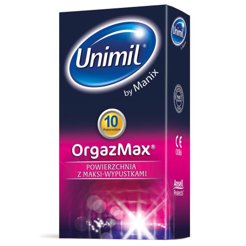 INTENSYWNE DOZNANIA PREZERWATYWY UNIMIL ORGAZMAX