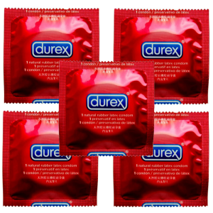 Prezerwatywy smakowe Durex Strawberry 5 szt.
