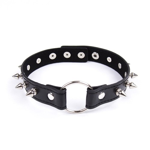 OBROŻA NA SZYJĘ Z KÓŁECZKIEM NA SMYCZ