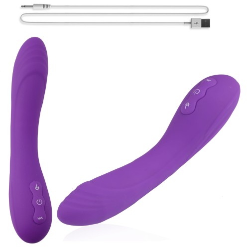 WIBRATOR - MASAŻER Z SILIKONU MEDYCZNEGO Z FUNKCJĄ GRZANIA