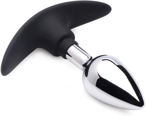 KOREK ANALNY Z SILIKONOWYM UCHWYTEM