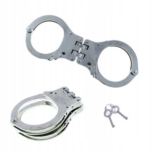 Stalowe kajdanki erotyczne - zawiasy sztabowe