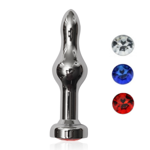 Mały korek analny z kryształem na start