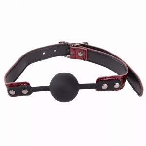 Regulowany knebel do ust z silikonową kulką