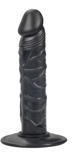 Czarny penis na przyssawce