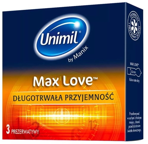 Unimil Max Love - opóźniające wytrysk