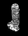 WIELKIE REALISTYCZNE SZKLANE DILDO