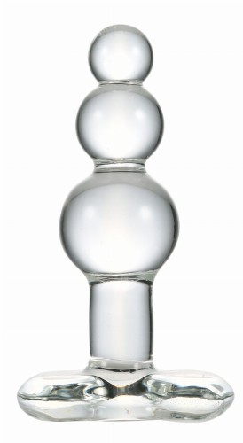 KULKOWY SZKLANY KOREK ANALNY