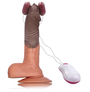 Masturbator do masażu żołędzia - nakładka wibrująca