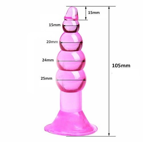 Różowy plug analny