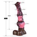 Zdrowie i estetyka w jednym - duże dildo z premium silikonu medycznego