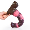 Premium silikon medyczny dla pełnego komfortu - duże dildo dostarcza satysfakcji na najwyższym poziomie