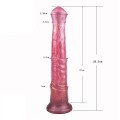 Zabawka dla dorosłych: 29,5 cm długie dildo w kształcie końskiego penisa - intensywne grube doznania