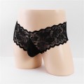 Uwodzicielskie majtki męskie z koronki