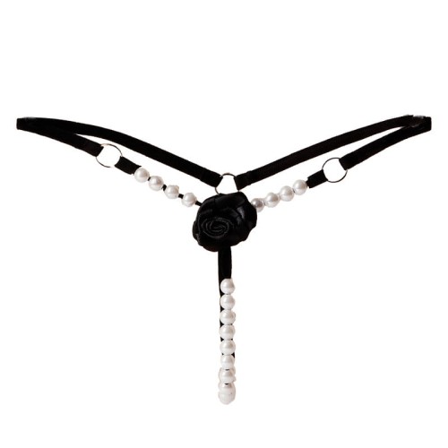 Seksowne stringi ze stumulującymi perłami