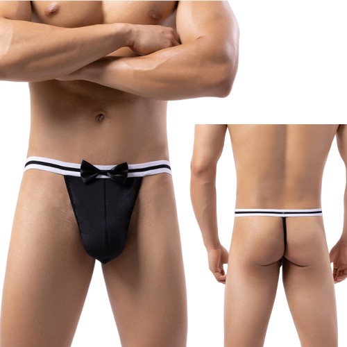 Męskie stringi strój kelnera