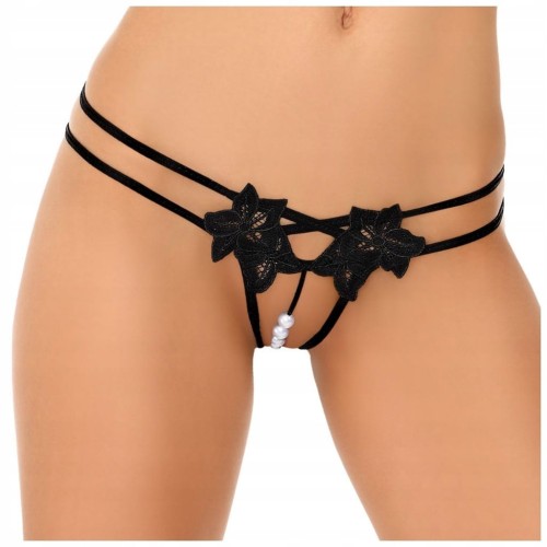 Stringi erotyczne ze stymulującymi koralikami