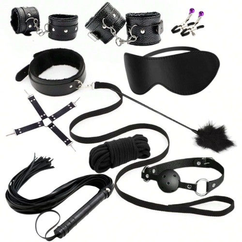 Stworzony dla intensywnych zabaw BDSM, zestaw do bondage.