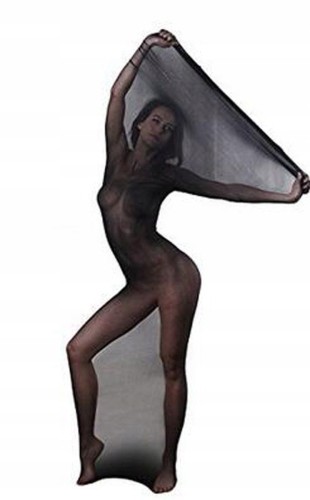 KOKON, BODYSTOCKING, RAJSTOPA NA CAŁE CIAŁO PÓŁPRZEŚWITUJĄCY MATERIAŁ